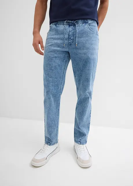 Lehké džíny bez zapínání, Relaxed Fit, Straight, bonprix
