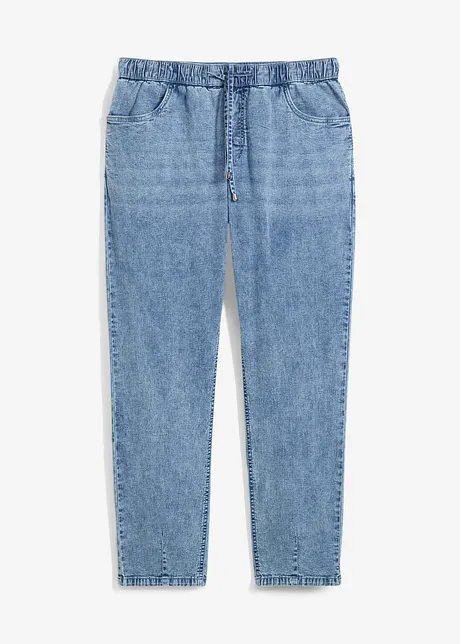 Lehké strečové džíny bez zapínání, Relaxed Fit, Straight, bonprix