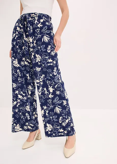 Kalhoty Marlene s potiskem, bonprix