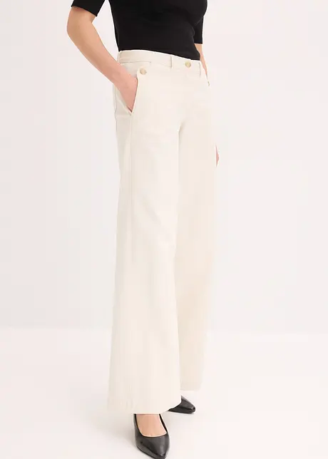 Kalhoty Wide Leg se strečem, bonprix