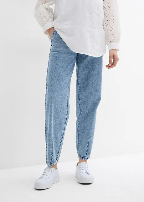 Těhotenské džíny ke kotníkům, se střihem Boyfriend Fit, bonprix
