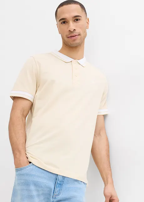 Polo triko z piké materiálu, z čisté organické bavlny, bonprix