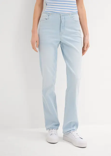 Džíny Straight, Mid Waist, bonprix