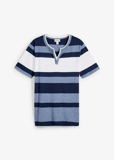 Henley tričko, krátký rukáv, bonprix