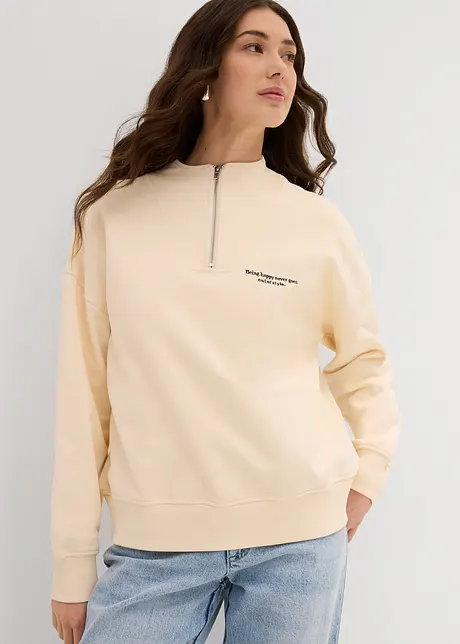 Oversized mikina z čisté organické bavlny, bonprix