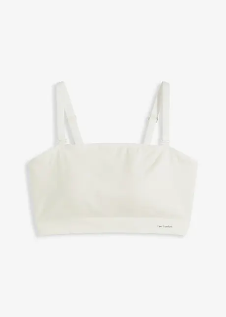 Bandážová vatovaná bezešvá podprsenka Feel Comfort s odnímatelnými ramínky, bonprix