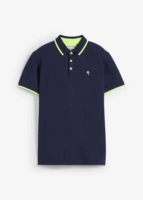 Triko polo z piké z čisté bavlny, bonprix