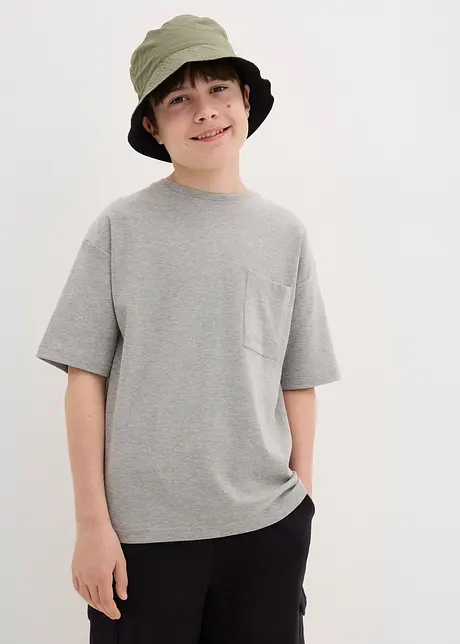 Oversize tričko s těžkou organickou bavlnou, bonprix
