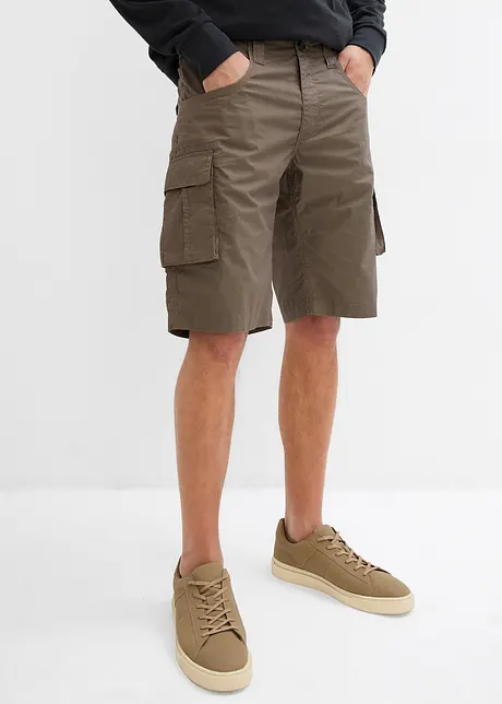 Cargo bermudy z čisté bavlny, Relaxed Fit, bonprix