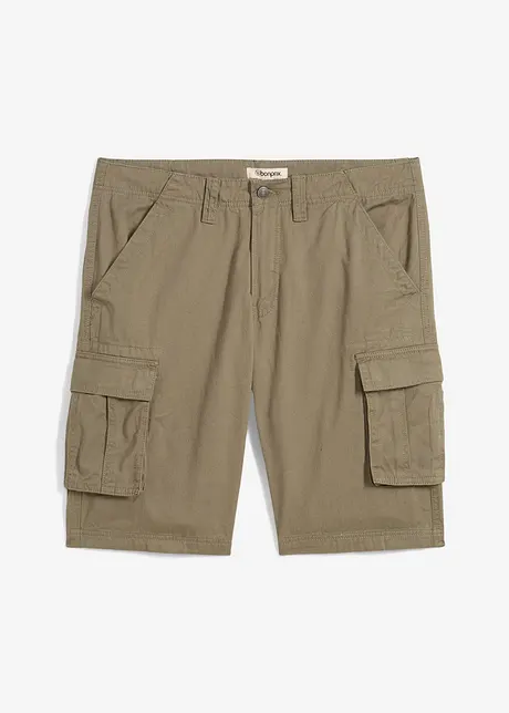 Cargo bermudy z čisté bavlny, Relaxed Fit, bonprix