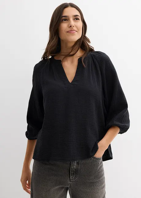 Oversize halenka z mušelínu, bonprix