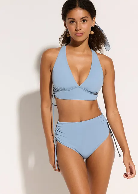 Bikiny s podprsenkovým topem s překříženými ramínky (2dílná souprava), bonprix