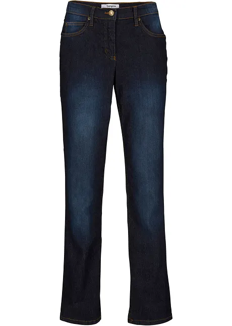 Strečové džíny Mid Waist, Straight, bonprix