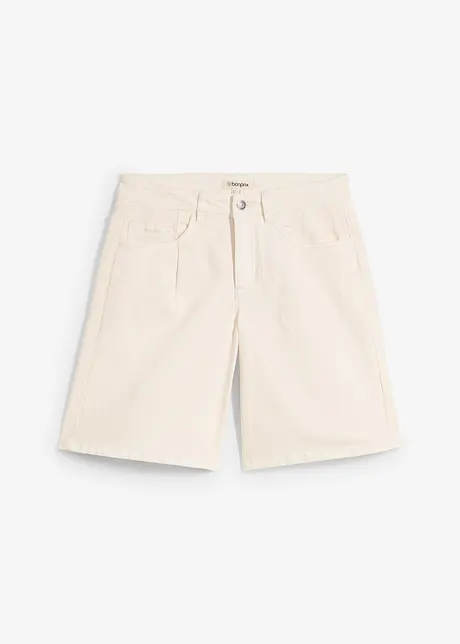 Džínové bermudy, Mid Waist, bonprix