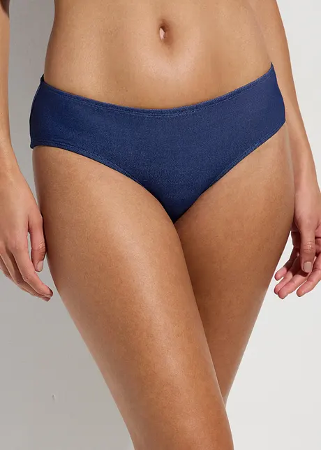 Bikinové kalhotky s džínovým vzhledem, bonprix