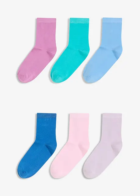 Polovysoké ponožky s viskózou (6 párů v balení), bonprix