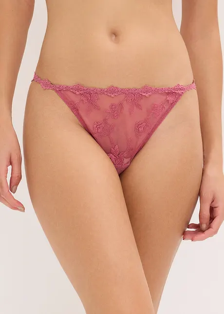 Tanga s květinovou krajkou, bonprix