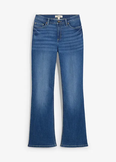 Džíny Bootcut, Mid Waist, bonprix