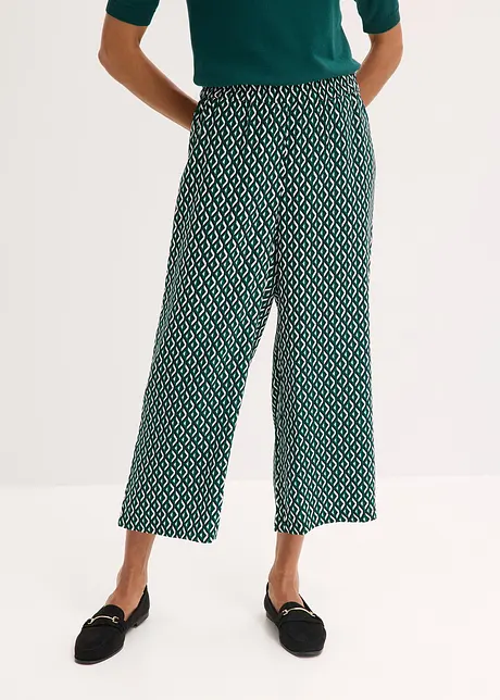 Kalhoty Culotte s potiskem, bonprix