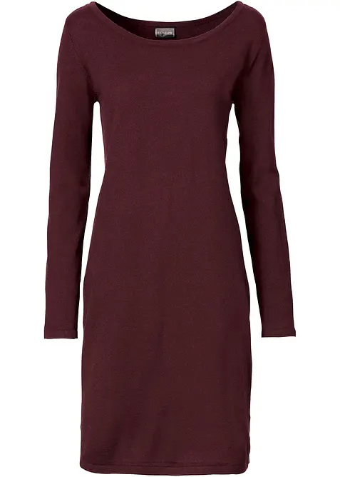 Pletené šaty v ležérním střihu, bonprix