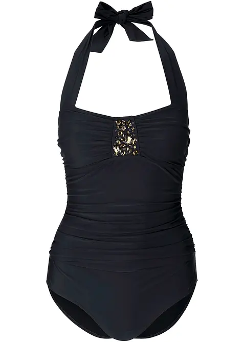 Stahovací jednodílné plavky, lehký tvarující efekt, bonprix