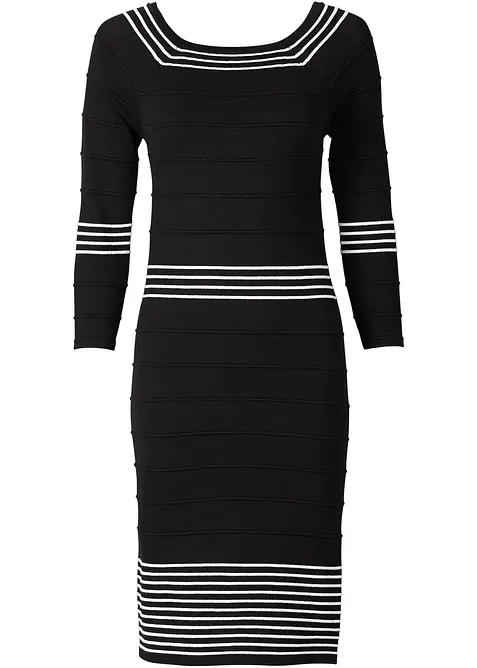 Pletené šaty z měkké viskózové směsi, bonprix