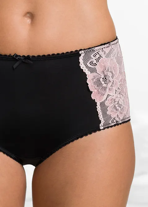 Maxikalhotky z mikrovl&aacute;kna (3 ks v balen&iacute;), bonprix