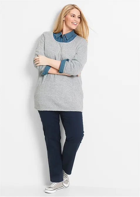 Keprov&eacute; treg&iacute;ny z elastick&eacute; bavlněn&eacute; směsi, bonprix