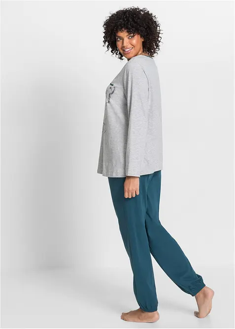 Pyžamo s organickou bavlnou, bonprix