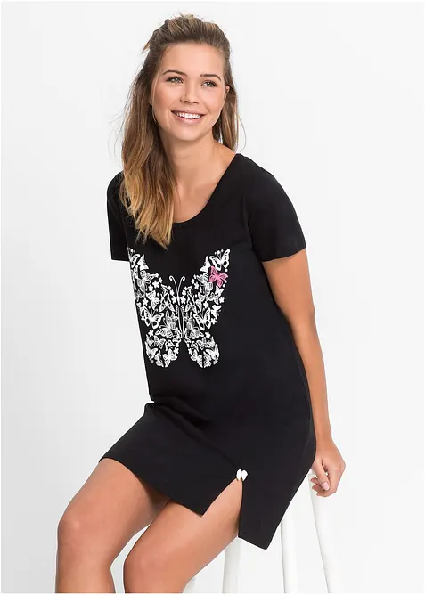 Krátká noční košile z organické bavlny, bonprix