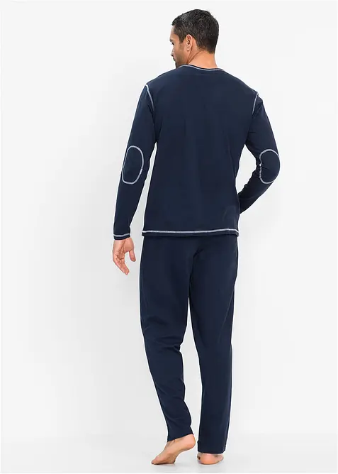 Pyžamo s dlouhým rukávem, z čisté bavlny., bonprix