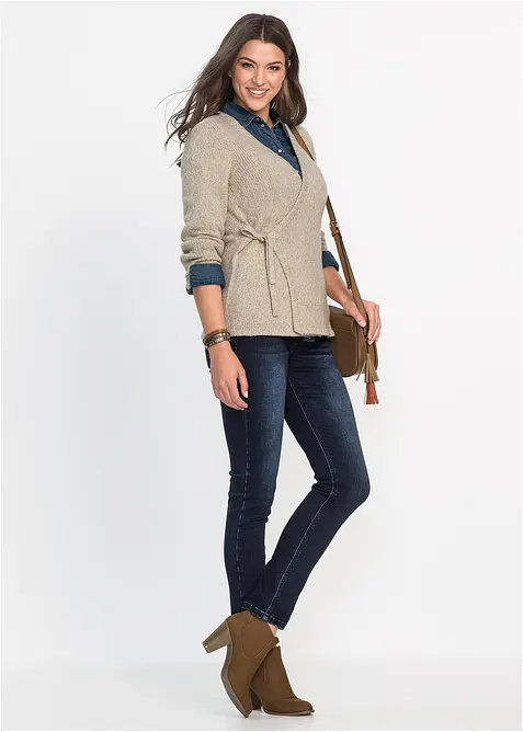 Tvarující ultra měkké džíny Slim, High Waist, bonprix