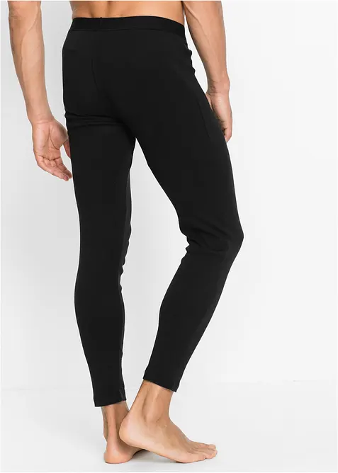 Podvlékačky z žebrované bavlny, s dlouhými nohavicemi, bonprix