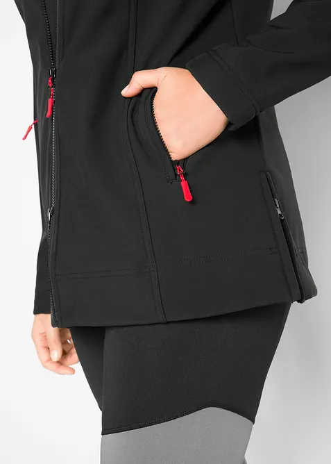 Strečov&aacute; softshellov&aacute; bunda, vodě odoln&aacute;, bonprix