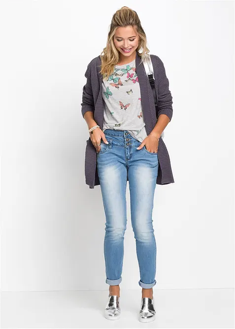 Tričko z jemné směsi s viskózou, bonprix