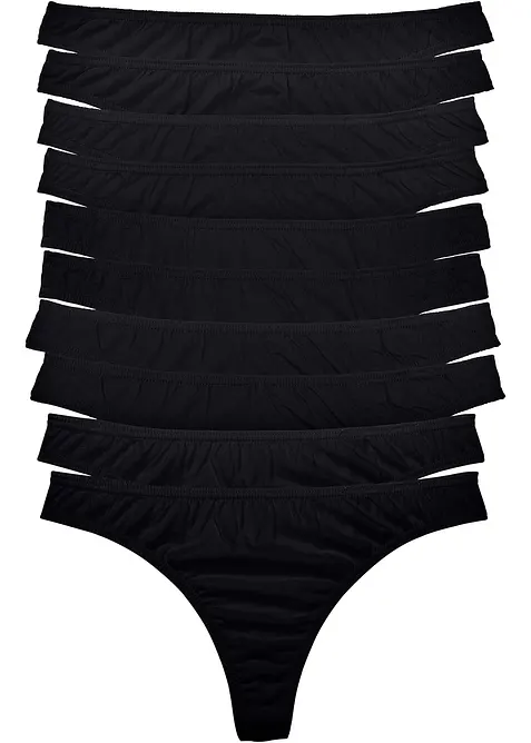 Kalhotky tanga (10 ks v balení), bonprix
