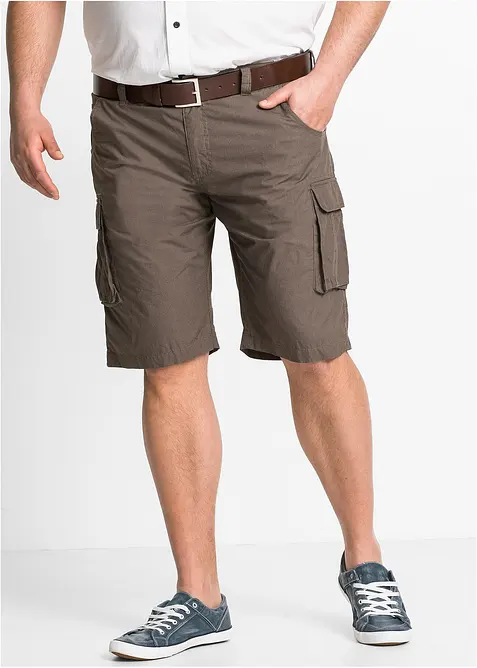 Cargo bermudy z čisté bavlny, Relaxed Fit, bonprix