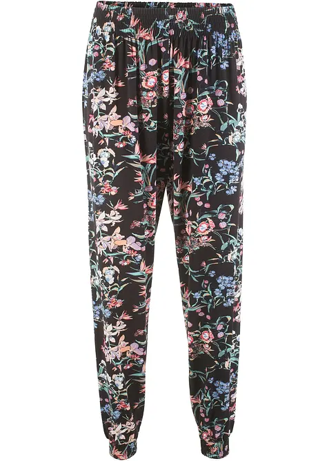 Harémové kalhoty ze směsi s viskózou, bonprix