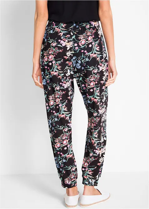 Harémové kalhoty ze směsi s viskózou, bonprix