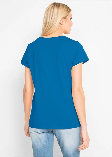 Tričko s kulatým výstřihem (5 ks v balení), bonprix