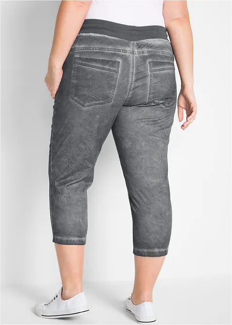 3/4 kalhoty s kontrastn&iacute; pasovkou, bonprix