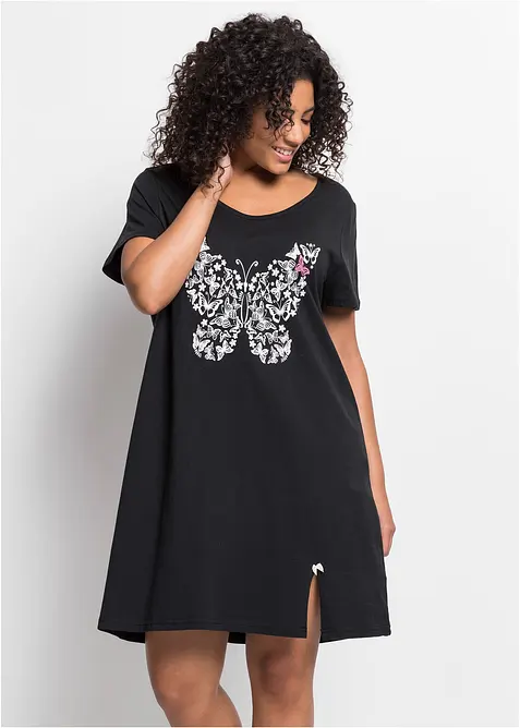 Krátká noční košile z organické bavlny, bonprix