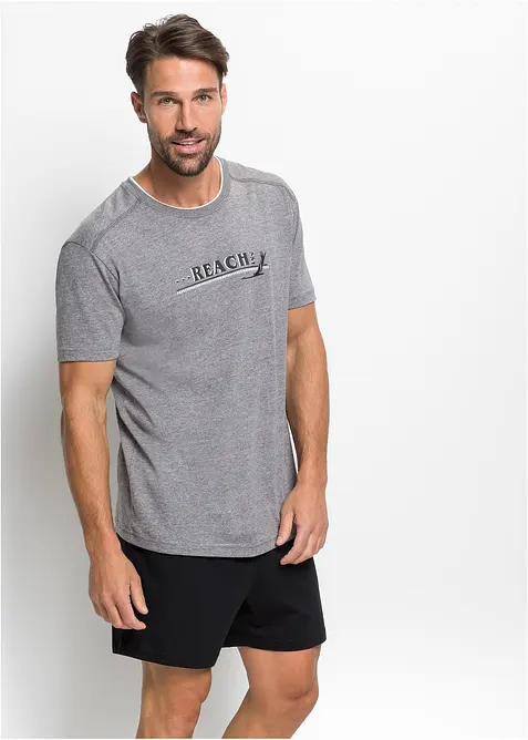 Krátké pyžamo s měkkou bavlnou, bonprix