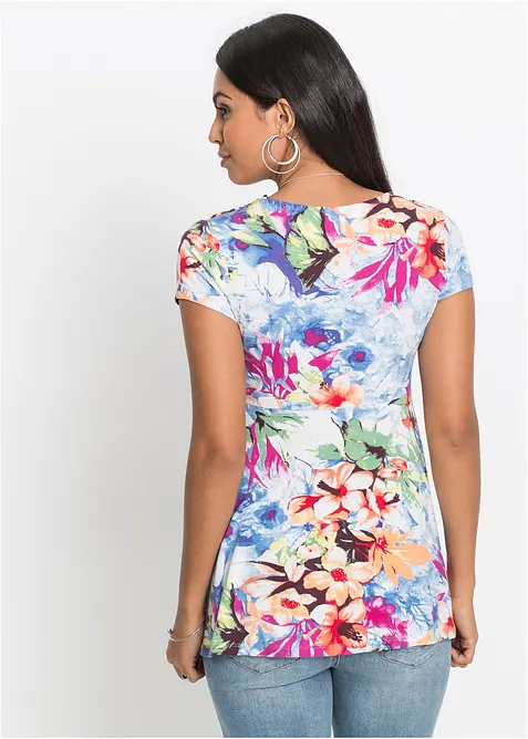 Tričko z visk&oacute;zov&eacute; směsi, bonprix