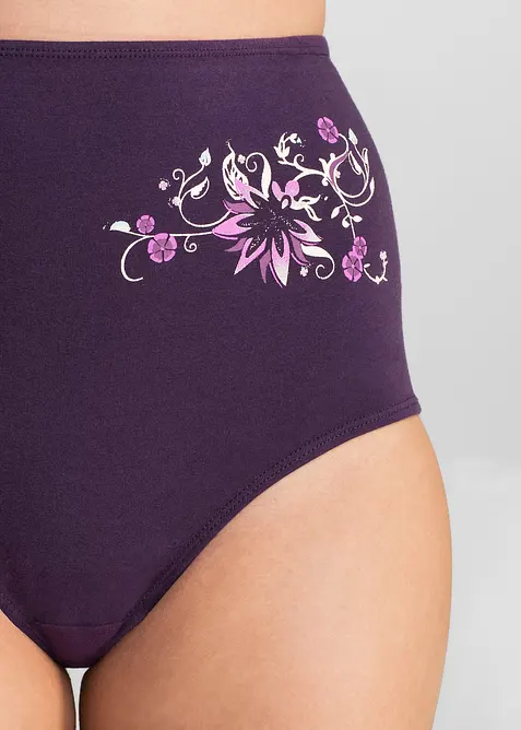 Vysok&eacute; kalhotky (5 ks v balen&iacute;), bonprix