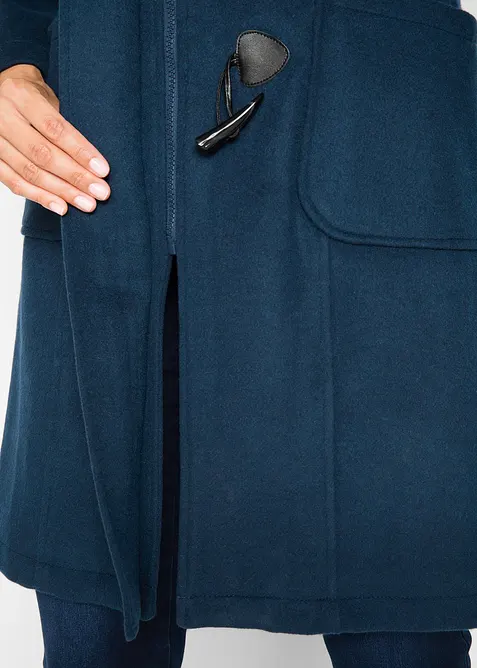 Dufflecoat s vlněn&yacute;m vzhledem, bonprix