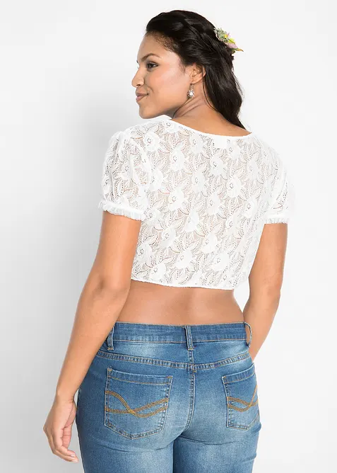 Krajková halenka v krojovém stylu, bonprix