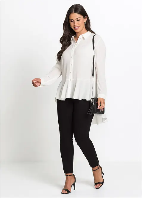 Žerzejov&eacute; kalhoty z visk&oacute;zov&eacute; směsi, bonprix