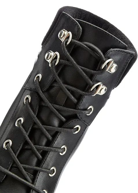 Šněrovací kotníková obuv s vysokým podpatkem, bonprix