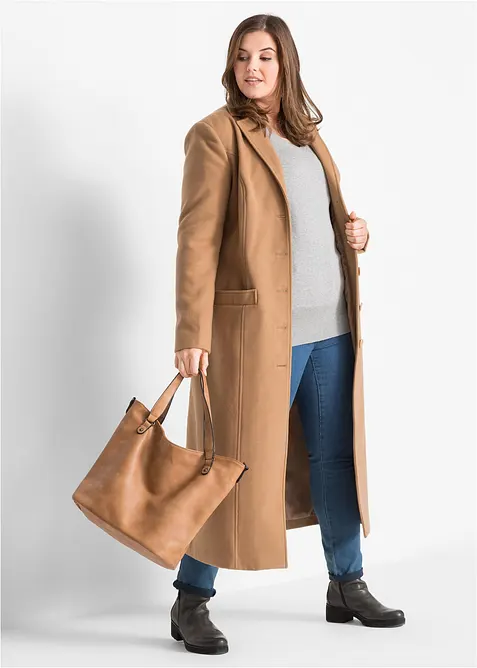 Svetr z jemn&eacute;ho &uacute;pletu s v&yacute;střihem do V, bonprix